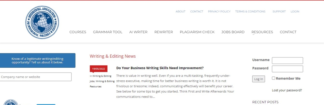 International Association of Professional Writers and Editors Cover Image