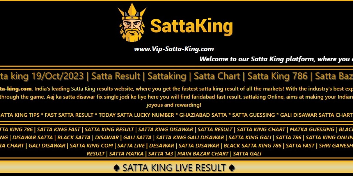 Satta King: The Art and Science of Winning Bets
