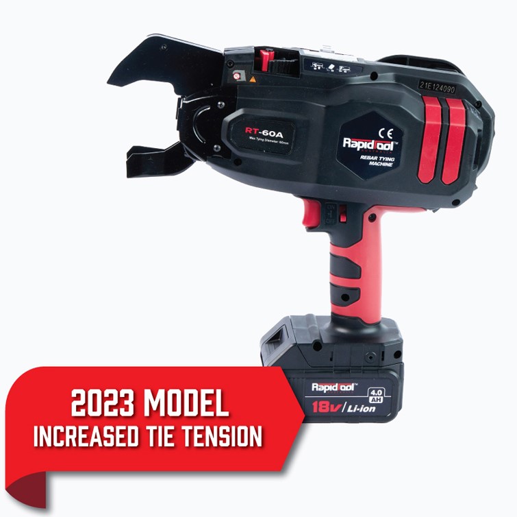 Effortless Rebar Tying: Enhancing Efficiency with a Rebar Tie Gun - Rebar Cutter, Bender & Tying Machine | Rapid Tool Australia