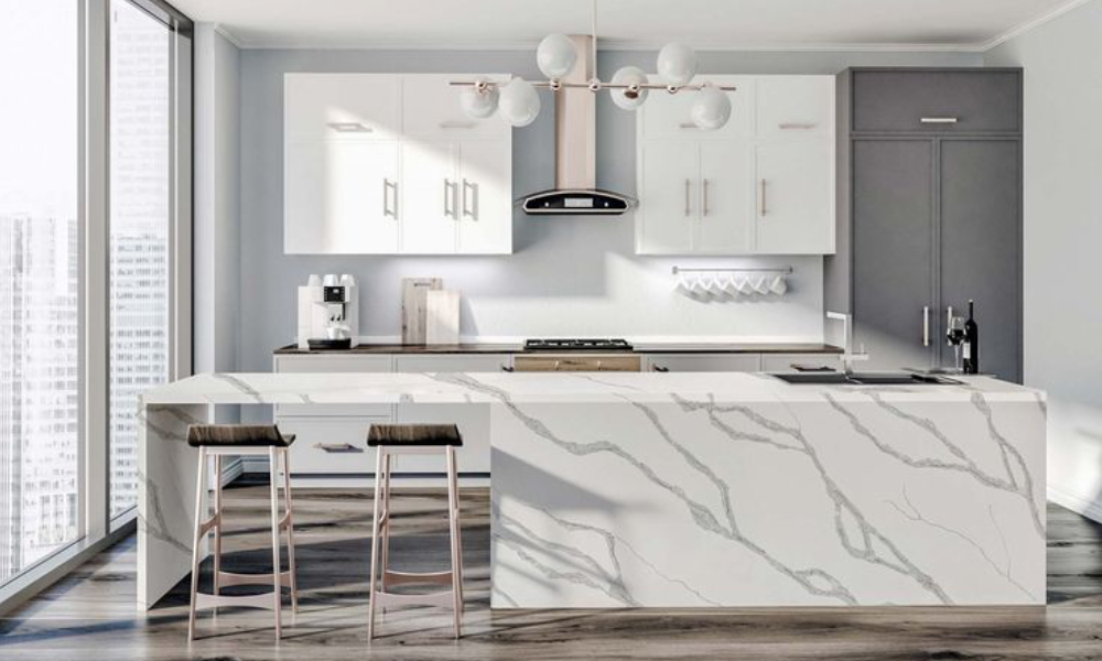 Premium Calacatta Tree Quartz Slabs Wholesale | Stone Depot USA