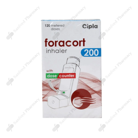 Get or Buy Foracort Online - Formoterol & Budesonide 200mcg Inhaler Synchrobreathe treats asthma